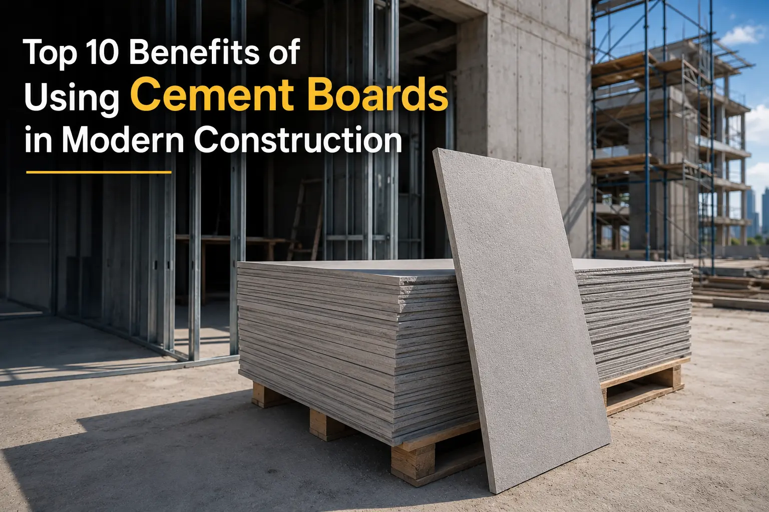 Top Ten Benefits of Using Cement Boards in Modern Construction